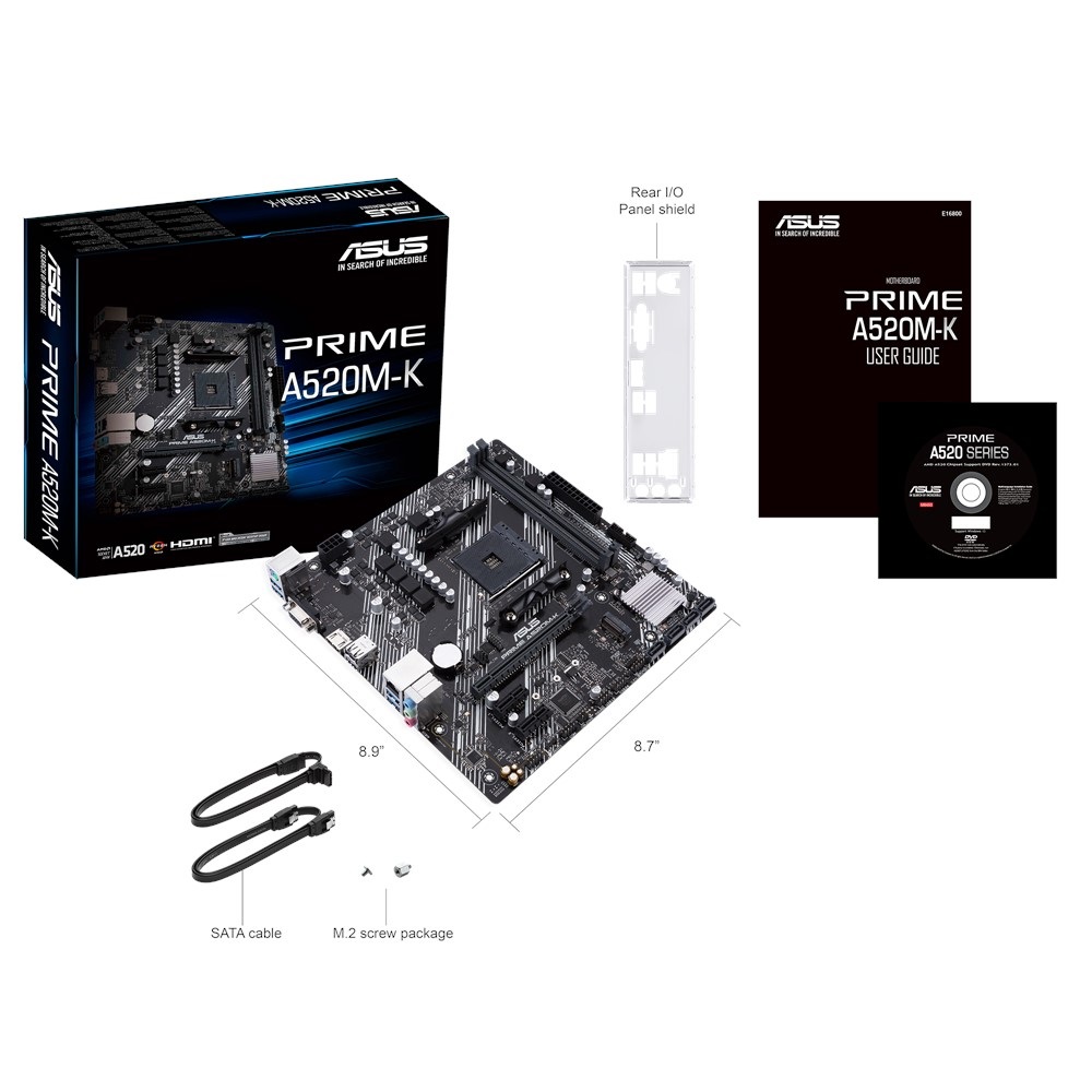 Motherboard Micro-ATX Asus A520M-K 3